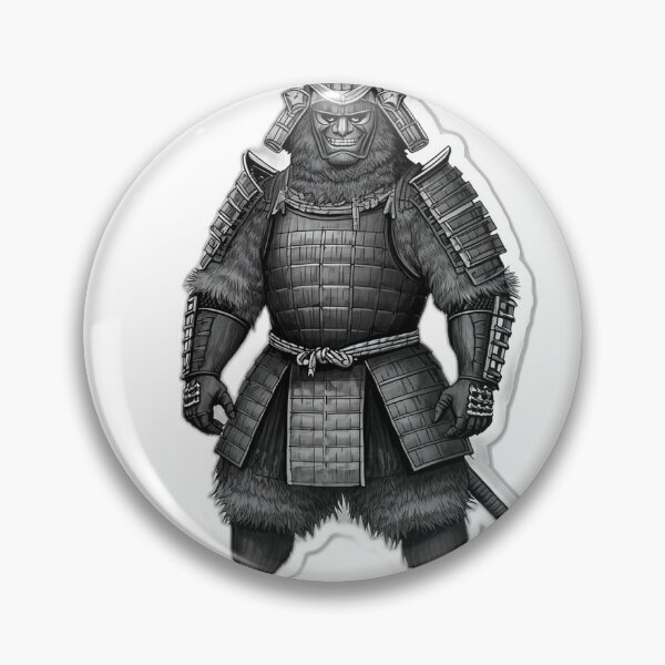 Item preview, Oni Bear Samurai — Japanese Warrior Art designed and sold by Tokyo Neo Noir Collective .