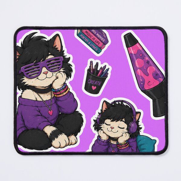 Item preview, Sara VHS KATS Club Retro Stickers designed and sold by Spore Explorer.
