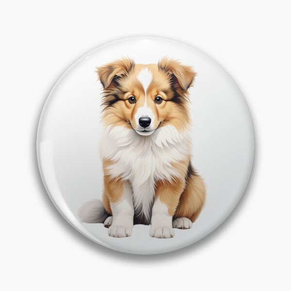 Item preview, Gentle Sheltie Puppy Portrait designed and sold by SabraDD.