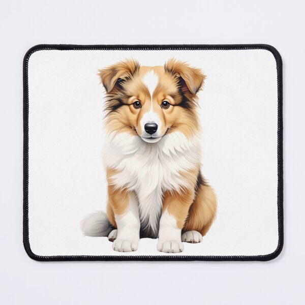 Item preview, Gentle Sheltie Puppy Portrait designed and sold by SabraDD.