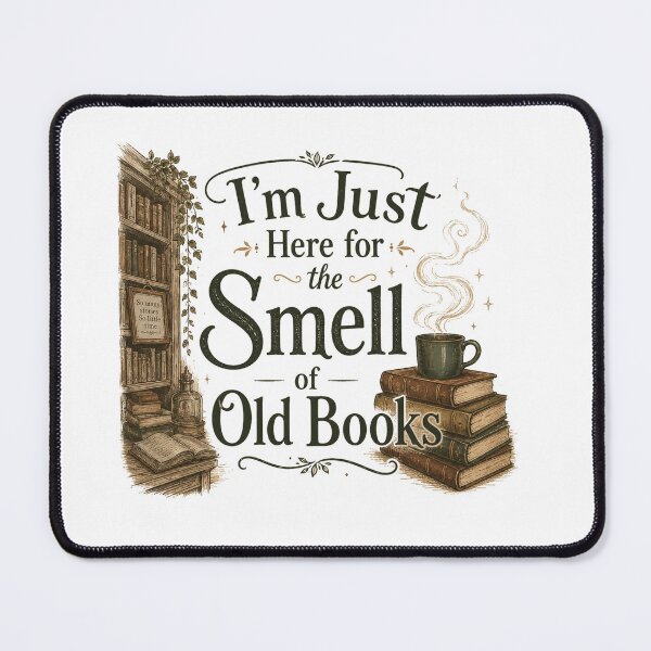 Item preview, I'm Just Here for the Smell of Old Books Vintage Book Lover Design. designed and sold by  BreedCraft Studio.
