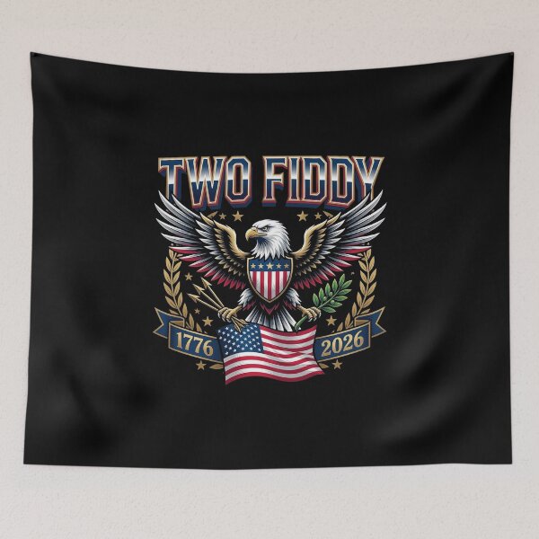 Item preview, Two Fiddy 2 Fiddy 250th Anniversary 4th of July Sports Eagle designed and sold by CallDesign.