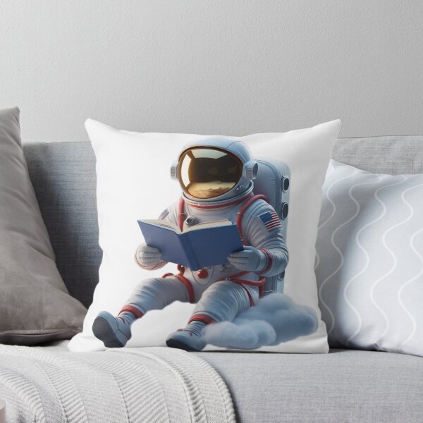 Item preview, Astronaut reading book on cloud designed and sold by kidoramagic.