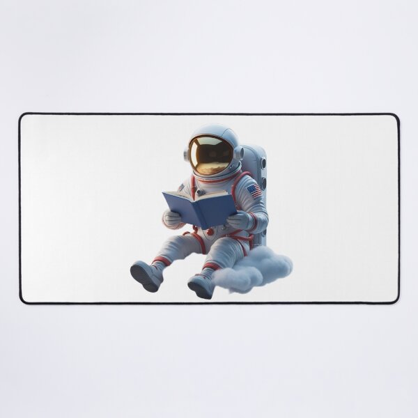 Item preview, Astronaut reading book on cloud designed and sold by kidoramagic.
