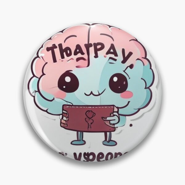 Item preview, Therapy is Expensive Sticker - Funny Mental Health Kawaii Cartoon Art designed and sold by AVACL0.