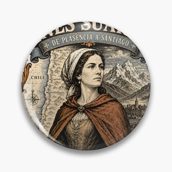 Item preview, Inés Suárez – At the Founding of Santiago, 1541 designed and sold by Past in Threads.