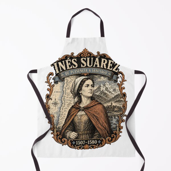 Item preview, Inés Suárez – At the Founding of Santiago, 1541 designed and sold by Past in Threads.