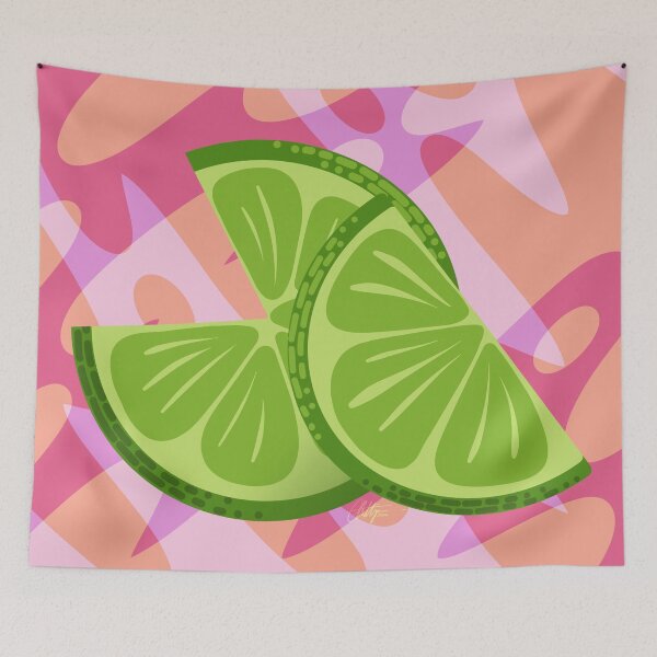 Item preview, Summer Lime Series: Cocktail Citrus Fruit Slices designed and sold by ElisabethDraws.