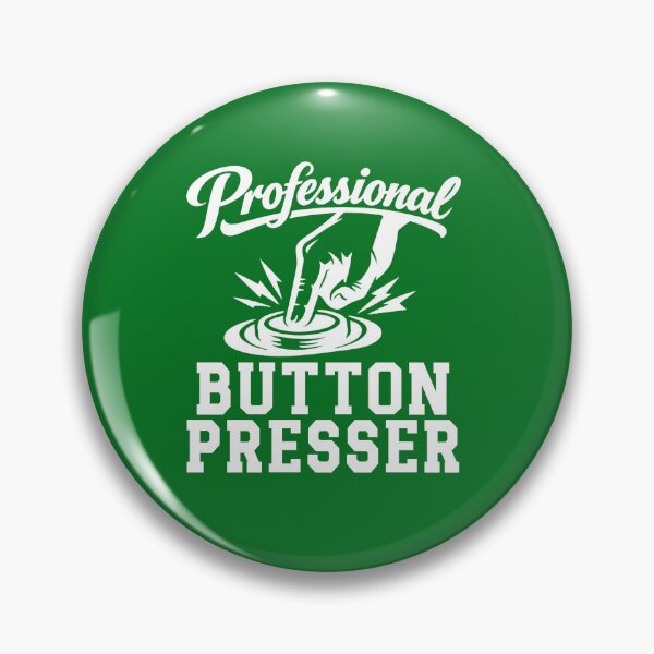 Item preview, Professional Button Presser Funny Workplace Humor Retro Design designed and sold by DesignHouse07.