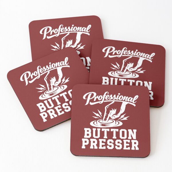 Item preview, Professional Button Presser Funny Workplace Humor Retro Design designed and sold by DesignHouse07.