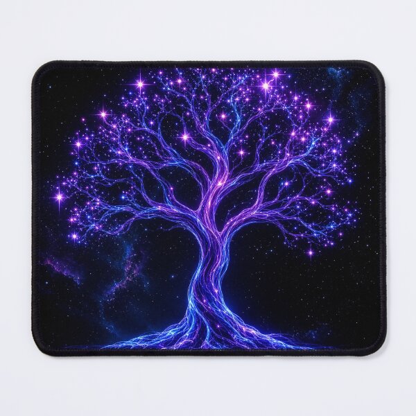 Item preview, Celestial Tree of Life – Glowing Cosmic Fantasy Art designed and sold by UniverseShade.