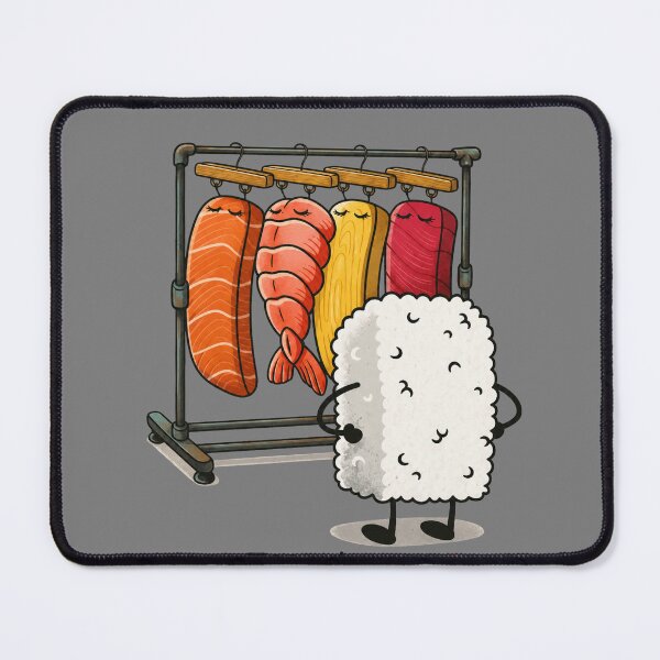Item preview, Today's Look – Funny Sushi Wardrobe Rice Cartoon designed and sold by UUniqueIImprint.