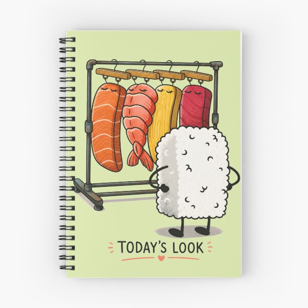 Item preview, Today's Look – Funny Sushi Wardrobe Rice Cartoon designed and sold by UUniqueIImprint.