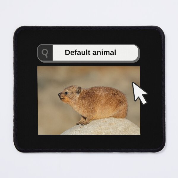 Item preview, Default Animal (Hyrax) designed and sold by SketchySparrow.