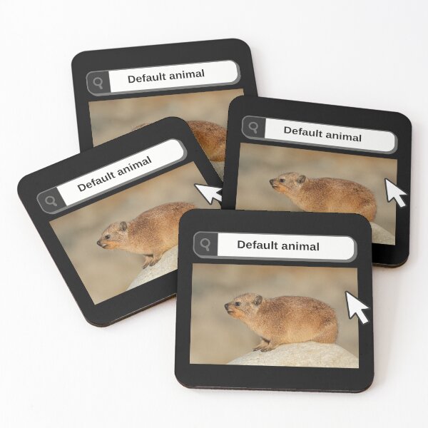 Item preview, Default Animal (Hyrax) designed and sold by SketchySparrow.