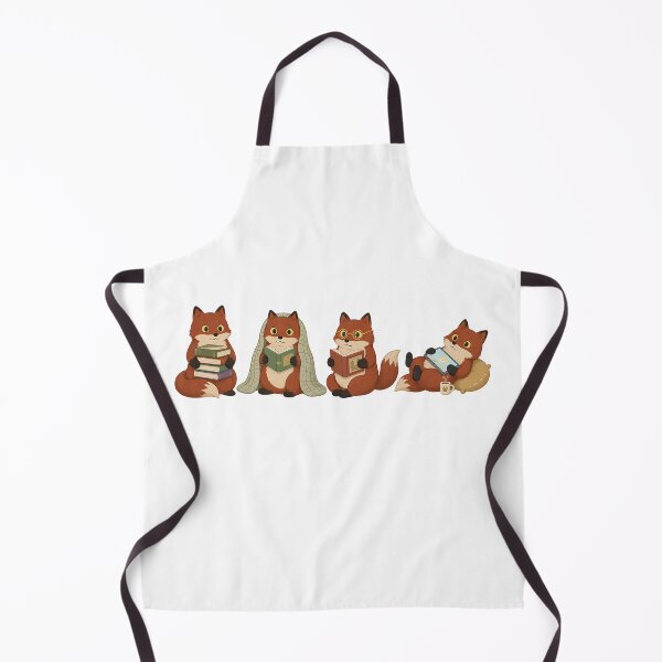 Item preview, Bookish Foxes Reading | Cottagecore Fox Art Gift designed and sold by Sandydesign.