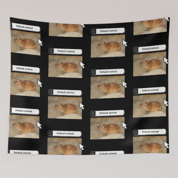 Item preview, Default Animal (Hyrax) designed and sold by SketchySparrow.