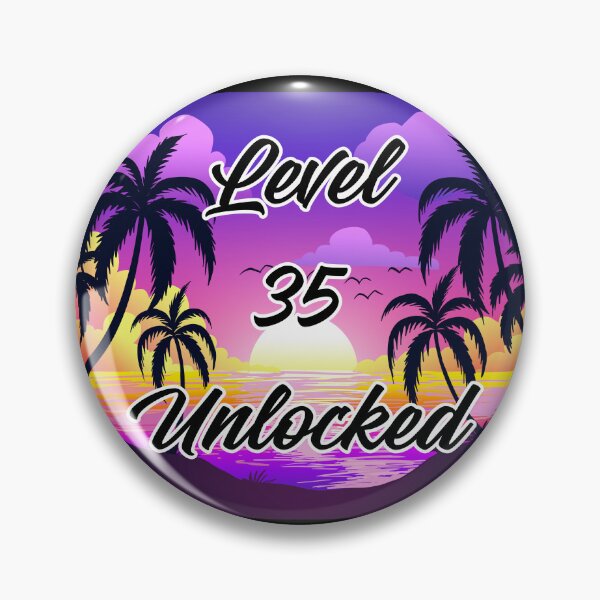 Item preview, 35th Birthday - Retro Sunset Gamer designed and sold by MayaCordalia.