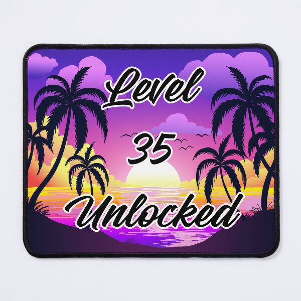 Item preview, 35th Birthday - Retro Sunset Gamer designed and sold by MayaCordalia.