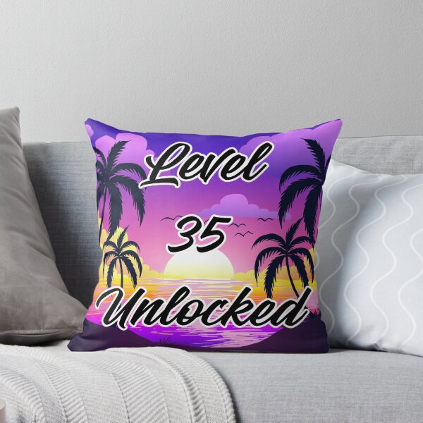 Item preview, 35th Birthday - Retro Sunset Gamer designed and sold by MayaCordalia.