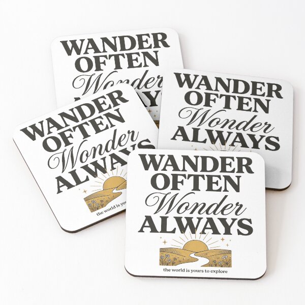 Item preview, Wander Often Wonder Always designed and sold by PlushFutura.