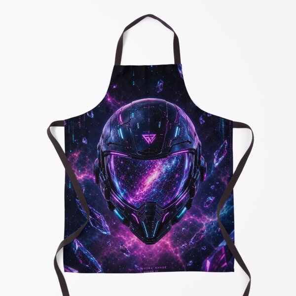Item preview, Universe Shade: Cosmic Cyber Helmet in the Infinite Void designed and sold by UniverseShade.
