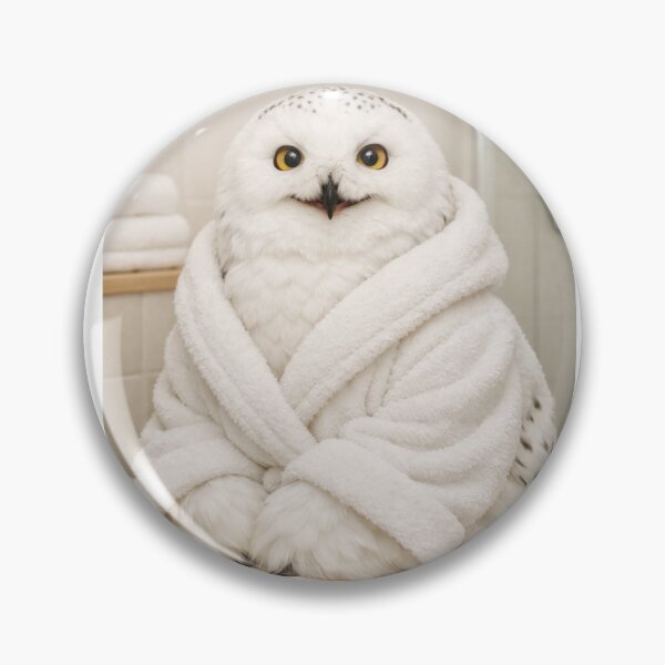 Item preview, Cozy Bathrobe Snowy Owl designed and sold by Sillytoe.