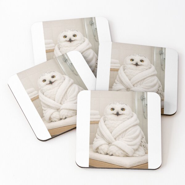 Item preview, Cozy Bathrobe Snowy Owl designed and sold by Sillytoe.