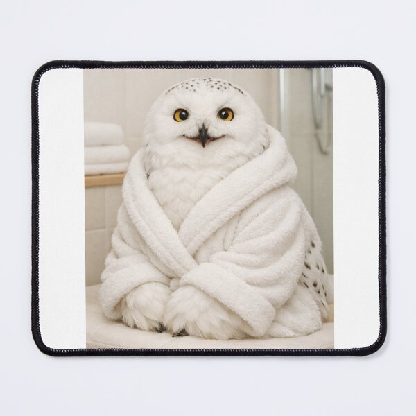 Item preview, Cozy Bathrobe Snowy Owl designed and sold by Sillytoe.