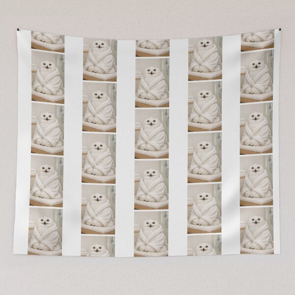 Item preview, Cozy Bathrobe Snowy Owl designed and sold by Sillytoe.