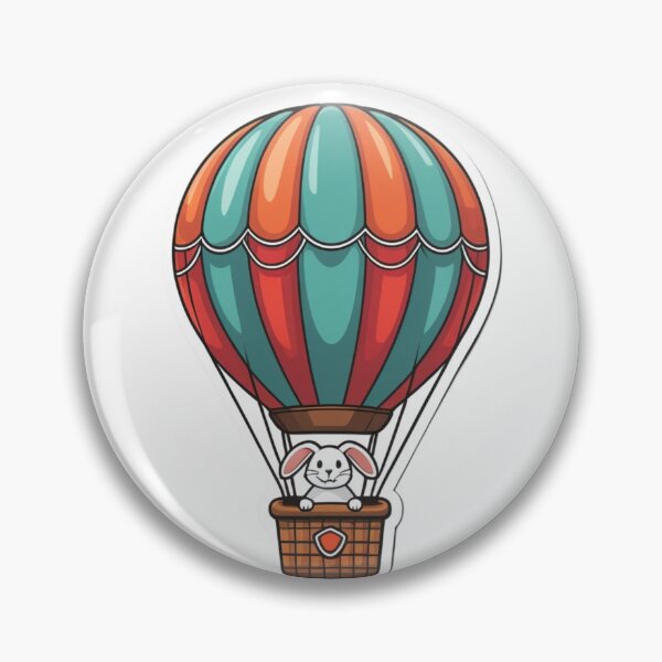 Item preview, rabbit in balloon designed and sold by kidoramagic.