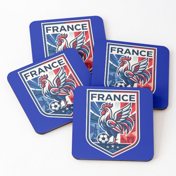 Item preview, France Rooster Soccer Crest designed and sold by PixorStudio.