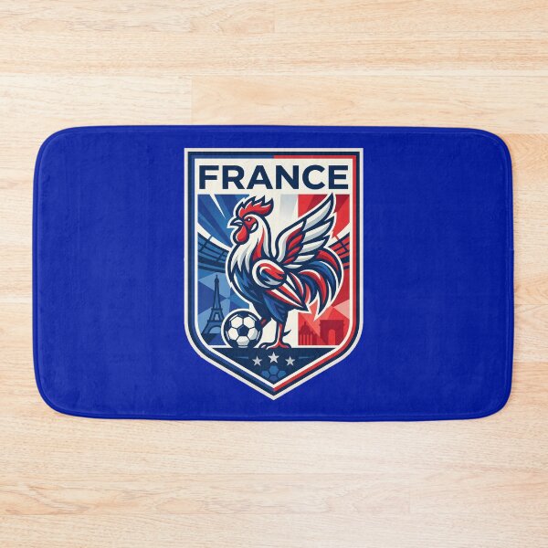 Item preview, France Rooster Soccer Crest designed and sold by PixorStudio.