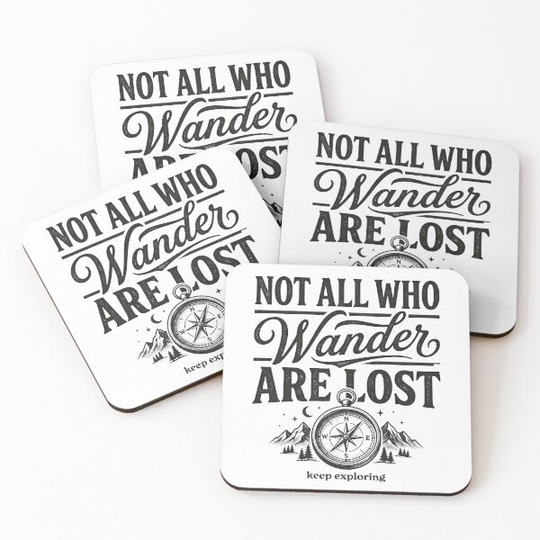 Item preview, Not All Who Wander Are Lost designed and sold by PlushFutura.