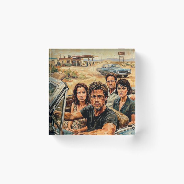 Item preview, Kalifornia Retro 1990s Psychological Thriller Road Movie Tribute Art Poster designed and sold by Art's Diner.
