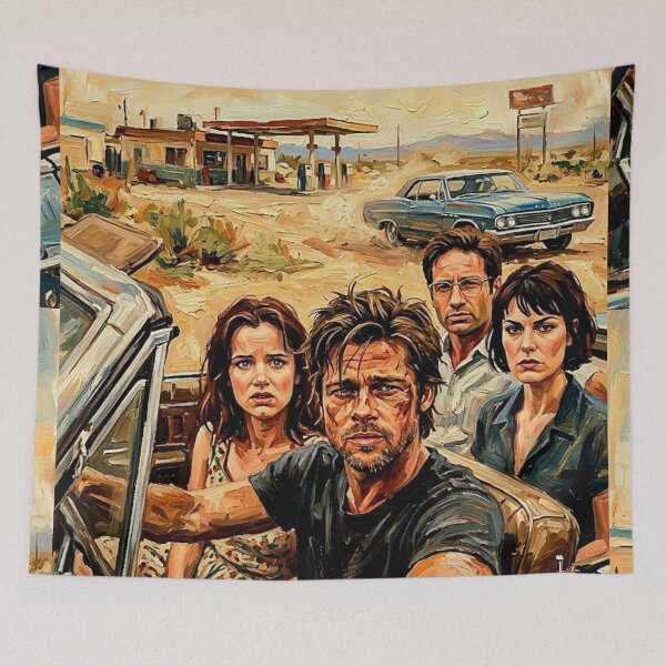 Item preview, Kalifornia Retro 1990s Psychological Thriller Road Movie Tribute Art Poster designed and sold by Art's Diner.