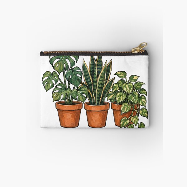 Item preview, Cozy Houseplant Trio Monstera Snake Plant Pothos designed and sold by eignvalue.