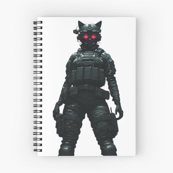 Item preview, Tactical Cyberpunk Neko Warrior designed and sold by Mavila Forge.