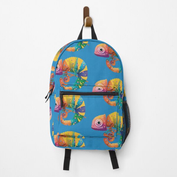 Item preview, Colorful Rainbow Chameleon Lizard Psychedelic Reptile designed and sold by Karin Taylor.