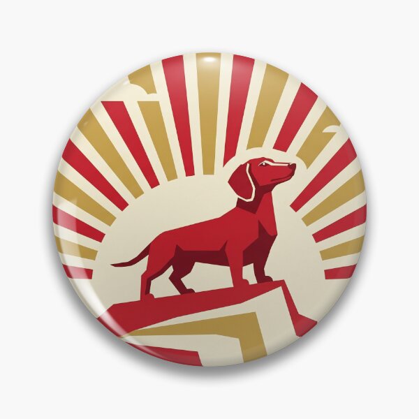 Item preview, Minimalist Hero Dachshund Poster designed and sold by NovaShiftDesign.