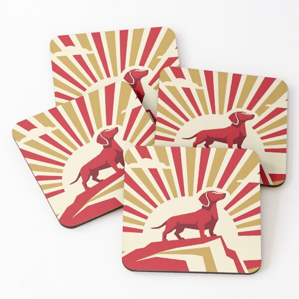 Item preview, Minimalist Hero Dachshund Poster designed and sold by NovaShiftDesign.