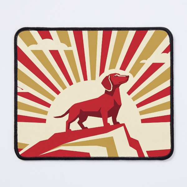 Item preview, Minimalist Hero Dachshund Poster designed and sold by NovaShiftDesign.