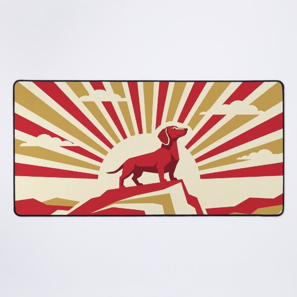 Item preview, Minimalist Hero Dachshund Poster designed and sold by NovaShiftDesign.