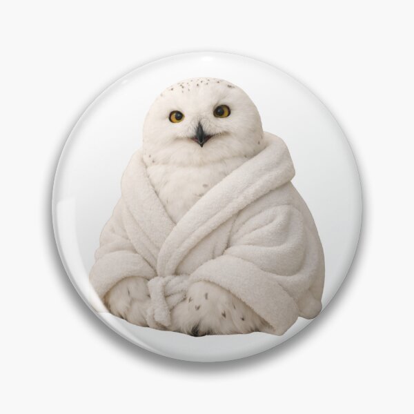 Item preview, Comfy Bathrobe Snowy Owl designed and sold by Sillytoe.