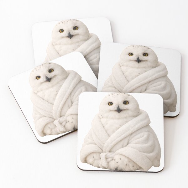 Item preview, Comfy Bathrobe Snowy Owl designed and sold by Sillytoe.