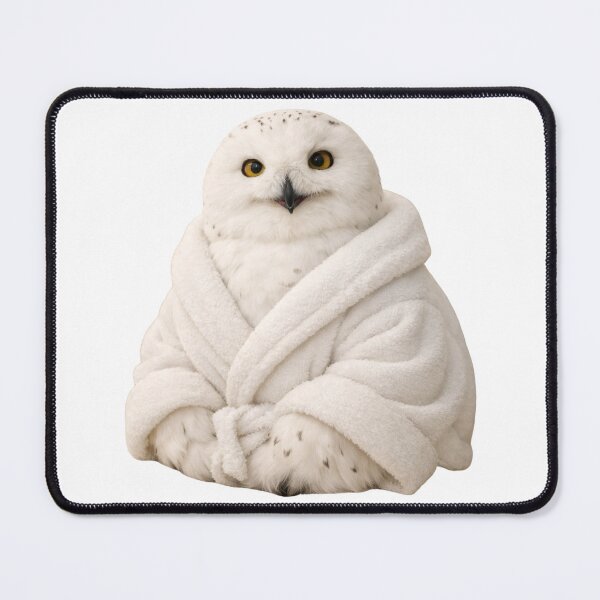 Item preview, Comfy Bathrobe Snowy Owl designed and sold by Sillytoe.