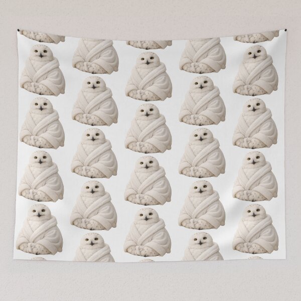 Item preview, Comfy Bathrobe Snowy Owl designed and sold by Sillytoe.