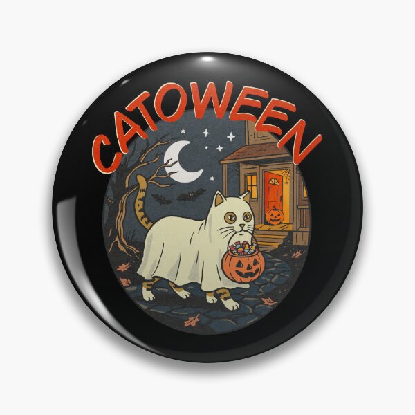 Item preview, Retro Catoween Trick or Treat  designed and sold by Mimo & Co..