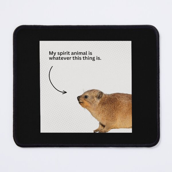 Item preview, Spirit animal Hyrax designed and sold by SketchySparrow.