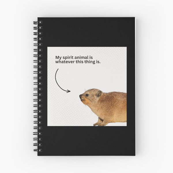 Item preview, Spirit animal Hyrax designed and sold by SketchySparrow.